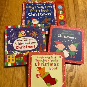 Set of 4 Usbourne Baby Christmas Books